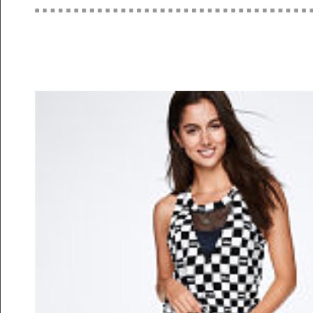 ISO Pink Victoria’s Secret Mesh Tank